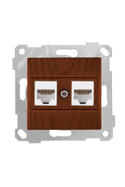 2200 141 0157Mutlusan Mek+Tuş Data Prizi 2*Rj45 (Cat6) - CevizMutlusan Mek+Tuş Data Prizi 2*Rj45 (Cat6) - Ceviz{ubercoelektromarket}