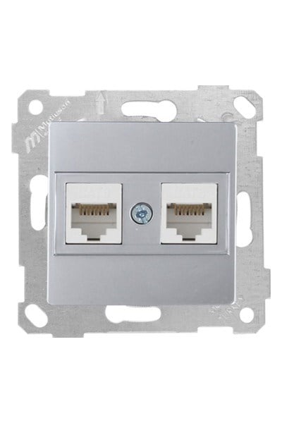 2200 141 0182Mutlusan Mek+Tuş Data Prizi 2*Rj45 (Cat6) - İnoxMutlusan Mek+Tuş Data Prizi 2*Rj45 (Cat6) - İnox{ubercoelektromarket}