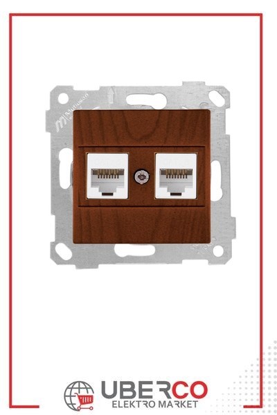 2200 141 0157Mutlusan Mek+Tuş Data Prizi 2*Rj45 (Cat6) - CevizMutlusan Mek+Tuş Data Prizi 2*Rj45 (Cat6) - Ceviz{ubercoelektromarket}