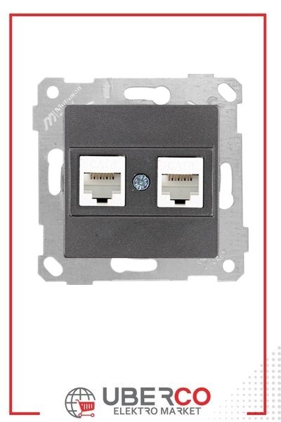 2200 141 0195Mutlusan Mek+Tuş Data Prizi 2*Rj45 (Cat6) - FümeMutlusan Mek+Tuş Data Prizi 2*Rj45 (Cat6) - Füme{ubercoelektromarket}
