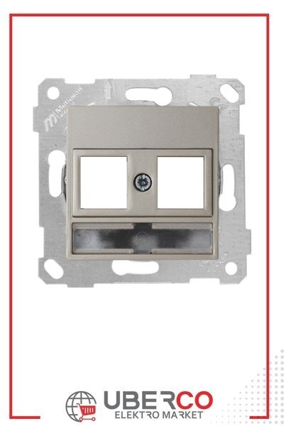 2200 128 0183Mutlusan Mek+Tuş Etiketli Telefon Data Prizi (Konnektörsüz) - TitanyumMutlusan Mek+Tuş Etiketli Telefon Data Prizi (Konnektörsüz){ubercoelektromarket}
