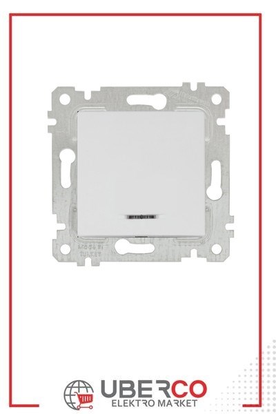 2200 415 0201Mutlusan Mek+Tuş Işıklı Anahtar (Vidalı) - BeyazMutlusan Mek+Tuş Işıklı Anahtar (Vidalı) - Beyaz{ubercoelektromarket}