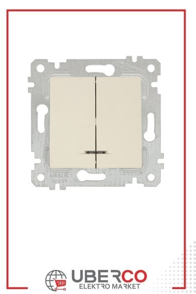 2200 426 0202Mutlusan Mek+Tuş Işıklı Komütatör (Vidalı) - KremMutlusan Mek+Tuş Işıklı Komütatör (Vidalı) - Krem{ubercoelektromarket}