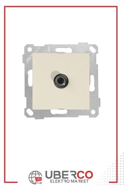 2200 166 0102Mutlusan Mek+Tuş Sat Prizi (Geçişli) 4DB/F Konnektörlü - KremMutlusan Mek+Tuş Sat Prizi 4DB-F Konnektörlü - Krem{ubercoelektromarket}