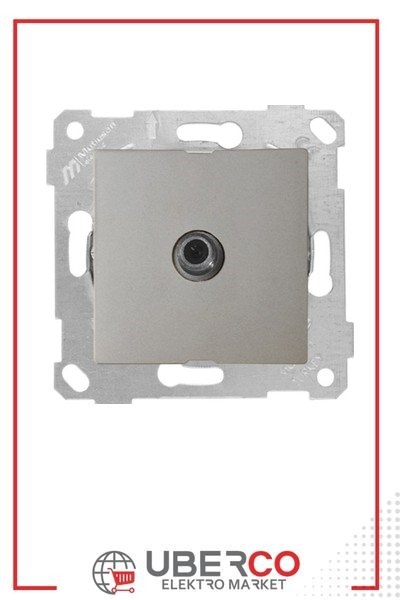2200 166 0183Mutlusan Mek+Tuş Sat Prizi (Geçişli) 4DB/F Konnektörlü - TitanyumMutlusan Mek+Tuş Sat Prizi 4DB-F Konnektörlü - Titanyum{ubercoelektromarket}