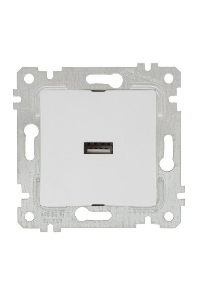 2200 448 0101Mutlusan Mek+Tuş Tekli USB Şarj Prizi - BeyazMutlusan Mek+Tuş Tekli USB Şarj Prizi - Beyaz{ubercoelektromarket}