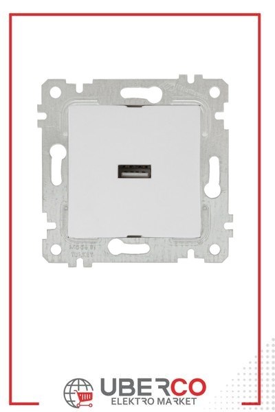 2200 448 0101Mutlusan Mek+Tuş Tekli USB Şarj Prizi - BeyazMutlusan Mek+Tuş Tekli USB Şarj Prizi - Beyaz{ubercoelektromarket}