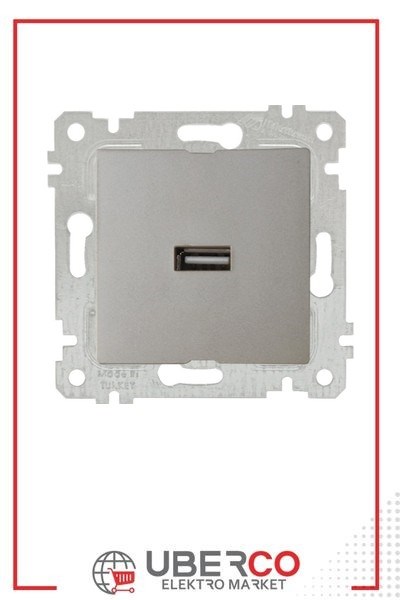 2200 448 0183Mutlusan Mek+Tuş Tekli USB Şarj Prizi - TitanyumMutlusan Mek+Tuş Tekli USB Şarj Prizi - Titanyum{ubercoelektromarket}