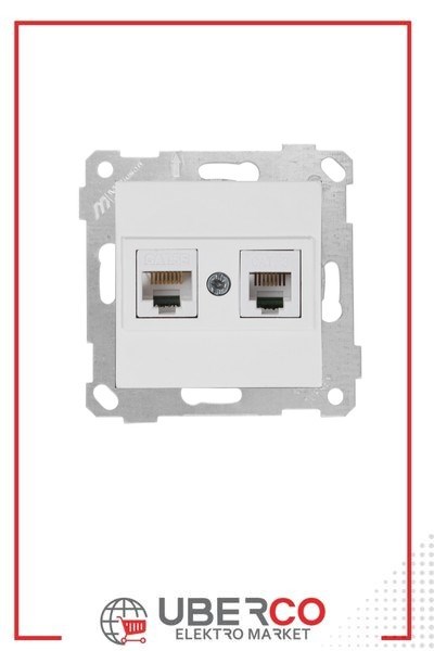 2200 139 0101Mutlusan Mek+Tuş Telefon Data Prizi (Rj11 Cat3 + Cat5E) - BeyazMutlusan Mek+Tuş Telefon Data Prizi - Beyaz{ubercoelektromarket}