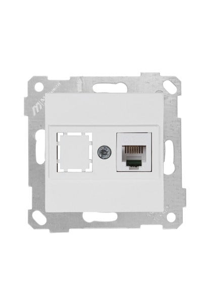 2200 125 0101Mutlusan Mek+Tuş Telefon Prizi 1Xrj11 (Cat3) - BeyazMutlusan Mek+Tuş Telefon Prizi 1Xrj11 (Cat3) - Beyaz{ubercoelektromarket}