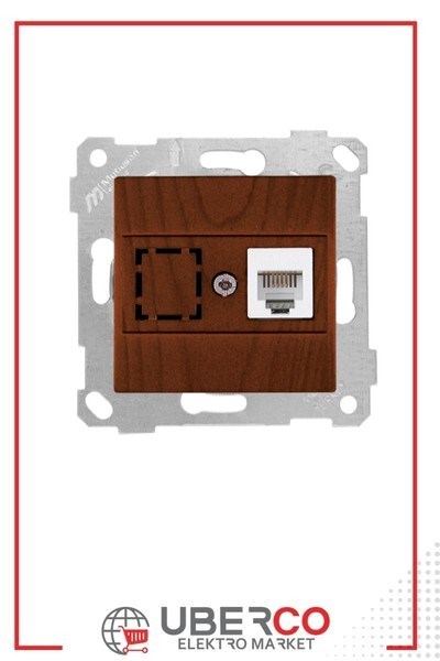 2200 125 0157Mutlusan Mek+Tuş Telefon Prizi 1Xrj11 (Cat3) - CevizMutlusan Mek+Tuş Telefon Prizi 1Xrj11 (Cat3) - Ceviz{ubercoelektromarket}