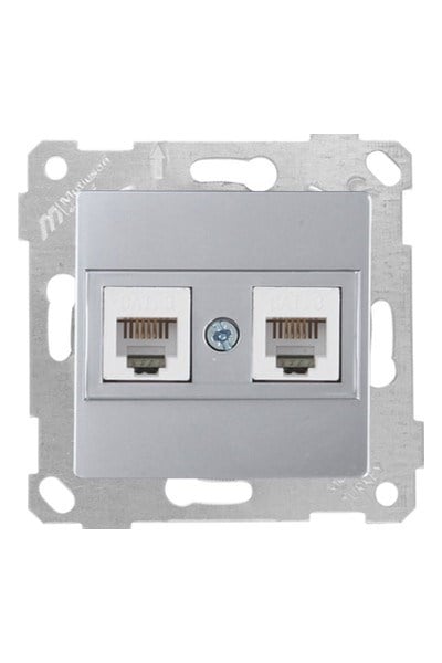 2200 126 0182Mutlusan Mek+Tuş Telefon Prizi 2Xrj11 (Cat3) - İnoxMutlusan Mek+Tuş Telefon Prizi 2Xrj11 (Cat3) - İnox{ubercoelektromarket}