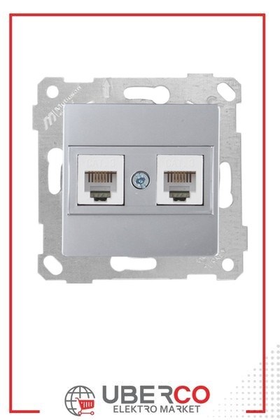2200 126 0182Mutlusan Mek+Tuş Telefon Prizi 2Xrj11 (Cat3) - İnoxMutlusan Mek+Tuş Telefon Prizi 2Xrj11 (Cat3) - İnox{ubercoelektromarket}