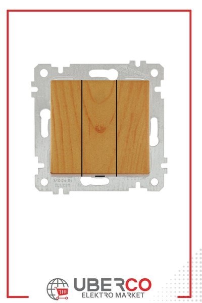 2200 409 0158Mutlusan Mek+Tuş Üçlü Anahtar (Klipsli) - MeşeMutlusan Mek+Tuş Üçlü Anahtar (Klipsli) - Meşe{ubercoelektromarket}