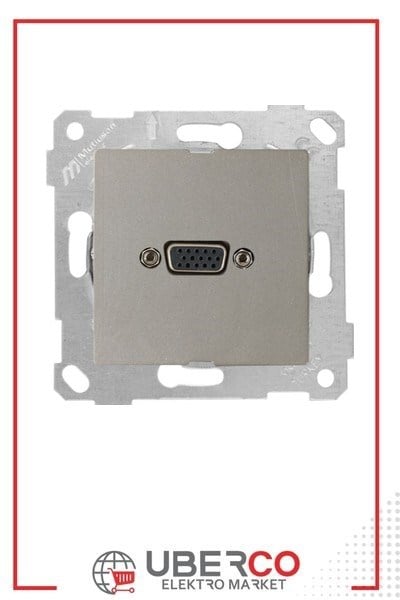 2200 460 0183Mutlusan Mek+Tuş Vga Priz - TitanyumMutlusan Mek+Tuş Vga Priz - Titanyum{ubercoelektromarket}