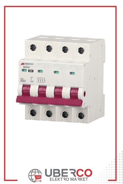 MTS06-4005BMutlusan MTS06-4005B 5A 4P B Tipi Otomatik Sigorta 6KAMutlusan MTS06-4005B 5A 4P B Tipi Otomatik Sigorta 6KA{ubercoelektromarket}