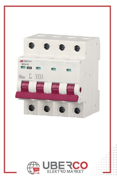 MTS10-4050CMutlusan MTS10-4050C 50A 4P C Tipi Otomatik Sigorta 10KAMutlusan MTS10-4050C 50A 4P C Tipi Otomatik Sigorta 10KA{ubercoelektromarket}
