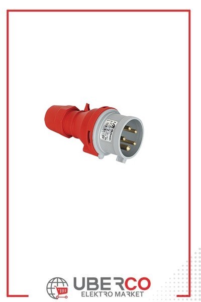 010 083 000516Mutlusan MUT-101 CEE Norm 5X16A Düz FişMutlusan MUT-101 CEE Norm 5X16A Düz Fiş{ubercoelektromarket}
