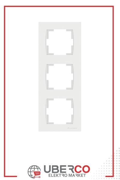 2220 800 2301Mutlusan Üçlü Dikey Çerçeve - BeyazMutlusan Üçlü Dikey Çerçeve - Beyaz{ubercoelektromarket}
