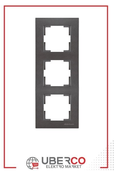 2220 800 2395Mutlusan Üçlü Dikey Çerçeve - FümeMutlusan Üçlü Dikey Çerçeve - Füme{ubercoelektromarket}