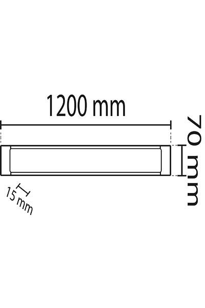 Noas 40W Led Bant Armatür 3200K