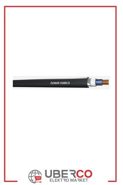OZN-N2XRY(2x1.5mm²)Öznur N2XRY (YXZ2V) 2x1.5mm² KabloÖznur N2XRY (YXZ2V) 2x1.5mm² Kablo{ubercoelektromarket}