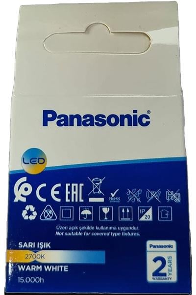 Panasonic GU10 Duylu 6W LED Lamba Günışığı 2700K