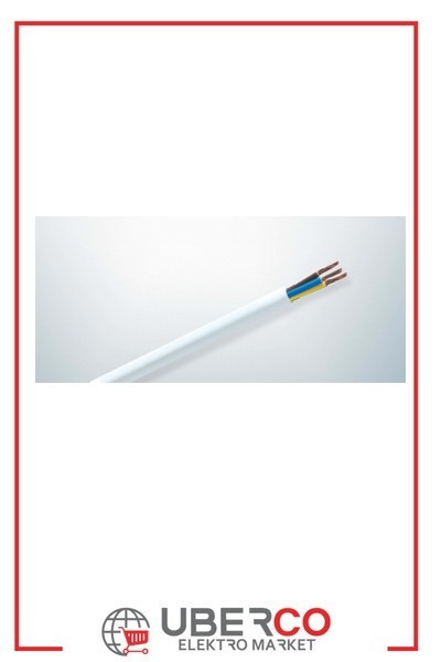 Prysmian 20036449Prysmian H03VV-F 2x0,75 Beyaz Kablo 20036449Prysmian H03VV-F 2x0,75 Beyaz Kablo TTR{ubercoelektromarket}