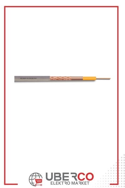307056Reçber RG 59 U/6 PHY-PVC Cu/CuReçber RG 59 U-6 PHY-PVC Cu-Cu{ubercoelektromarket}