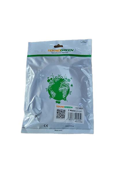 Teknogreen DATA-011 PATCH CORD Gri Cat6 Kablo 2MT