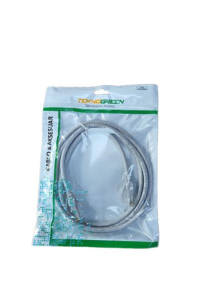 Teknogreen DATA-011 PATCH CORD Gri Cat6 Kablo 2MT