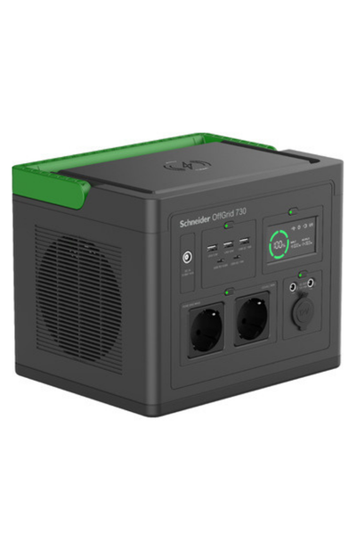 PPS730-GRSchneider PPS730-GR Taşınabilir Güç İstasyonu 730, 738Wh Lityum-iyon 3 USB-A, 2 USB-C, Kablosuz Şarj Cihazı{ubercoelektromarket}