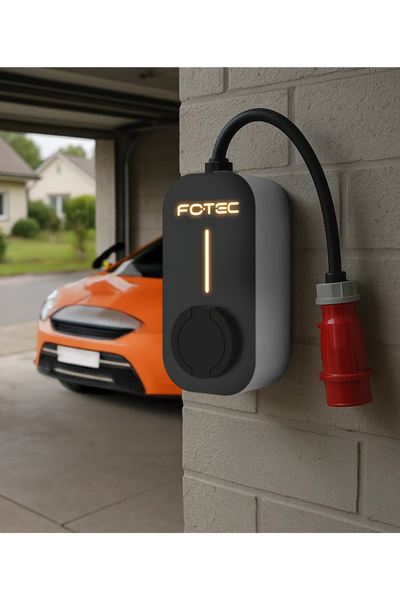 34701022101Fotec VİSİO GO E AC TRİ 1S 22KW SRF Araç Şarj İstasyonu{ubercoelektromarket}