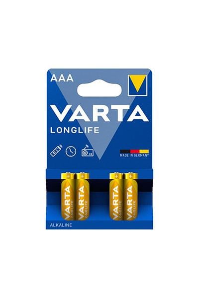 Varta Longlife AAA X 4 Alkalin 4103101414