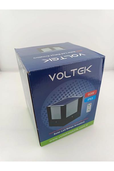 Voltek 60W - Solar Led Duvar Tipi Bahçe Armatürü 6500K
