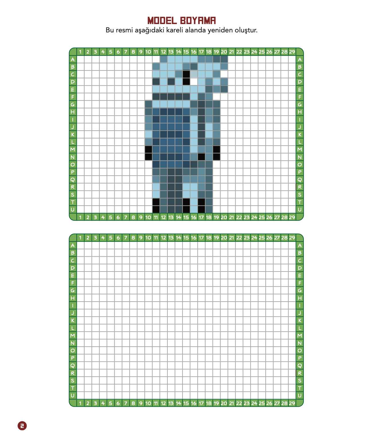 %100 Minecraft Pikselli Boyamalar Daha Fazla Canavar