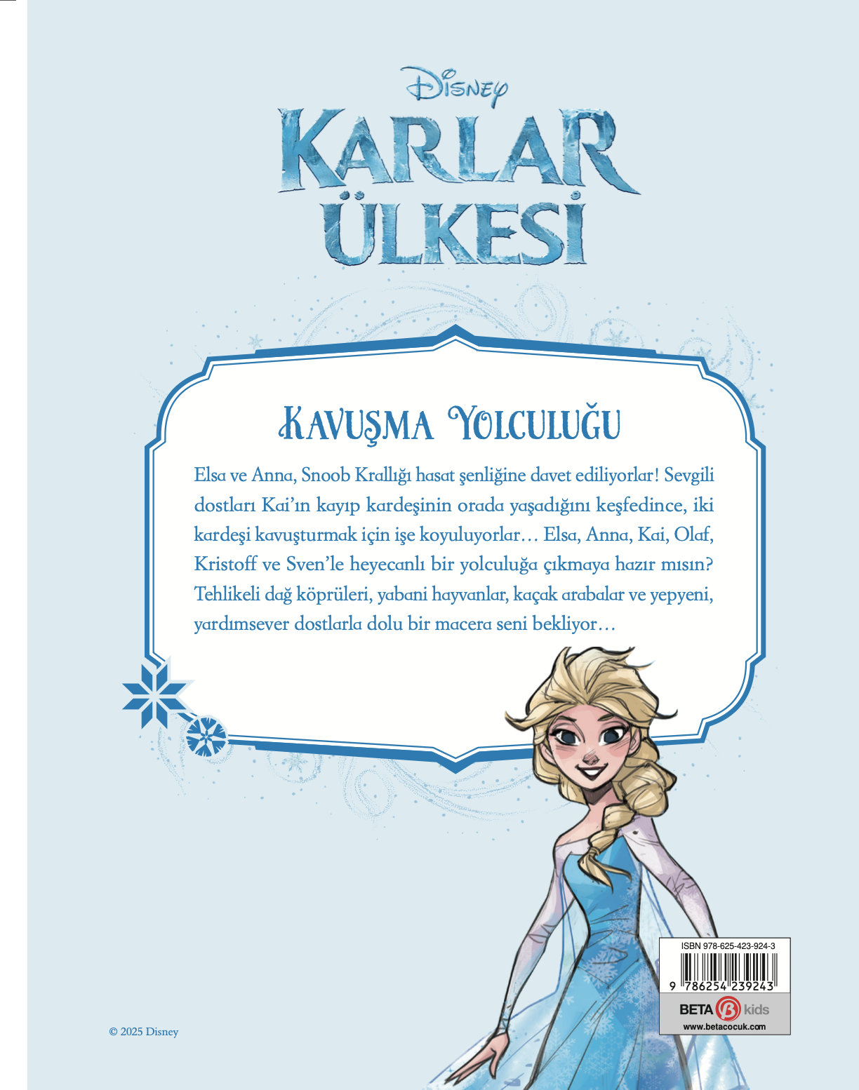 Disney Çizgi Klasikler Karlar Ülkesi Kavuşma Yolculuğu