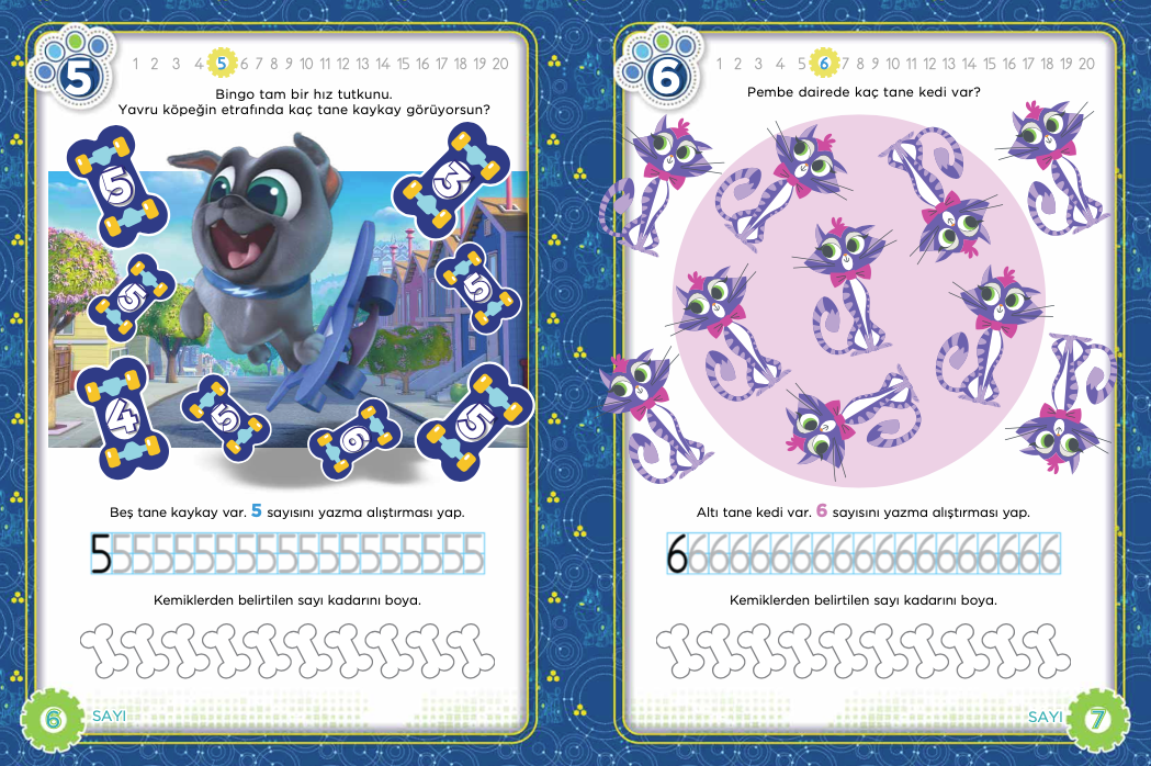 Disney Eğitsel Bingo ve Roli’nin Maceraları Sayılar ve Sayma