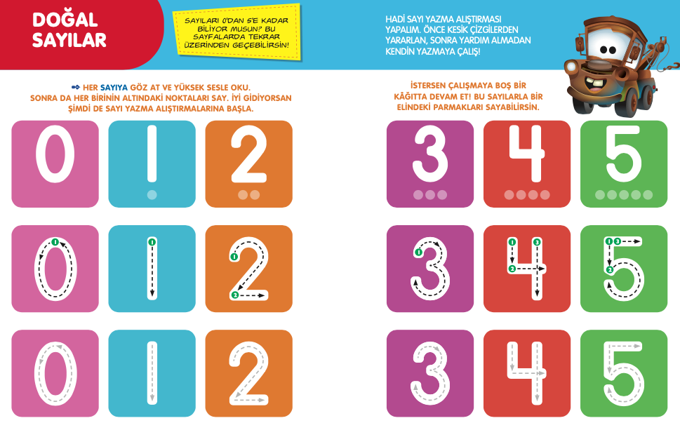 Disney Eğitsel Okul Öncesi Sayıları Öğreniyorum