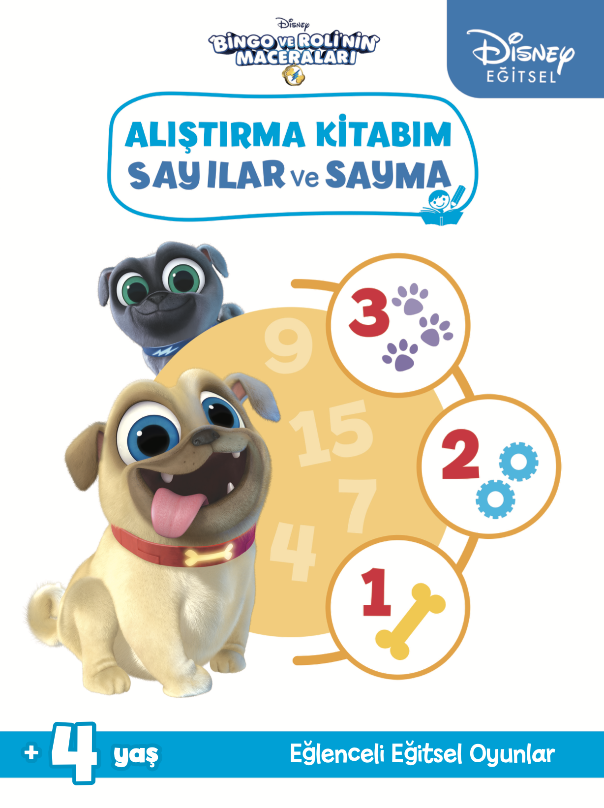 Disney Eğitsel Oyunla Büyüyelim SAYILAR VE SAYMA - BİNGO VE ROLİ’NİN MACERALARI