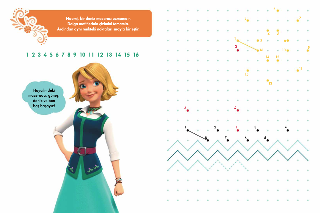 Disney Eğitsel Prenses Elena Alıştırma Kitabım Noktalar