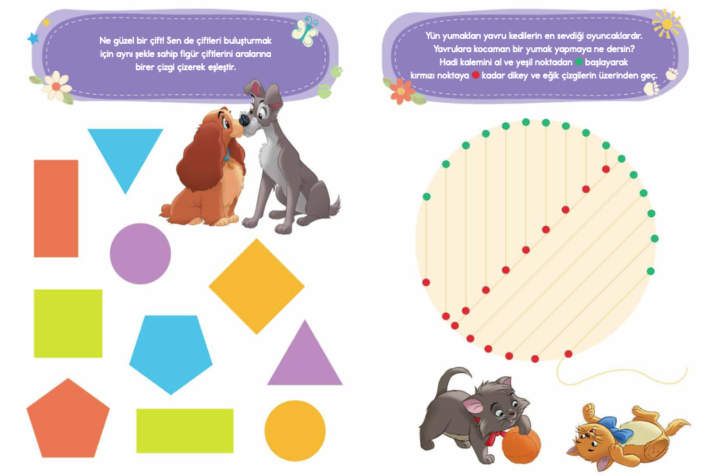 Disney Eğitsel Simba El Becerisi Etkinlikleri Yazıya Hazırlık