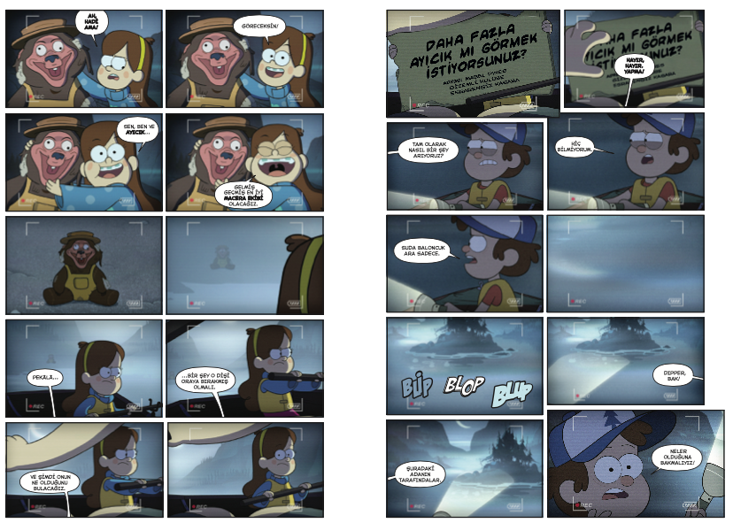 Disney Esrarengiz Kasaba Kısa Kısa Mabel'in Renk Rehberi