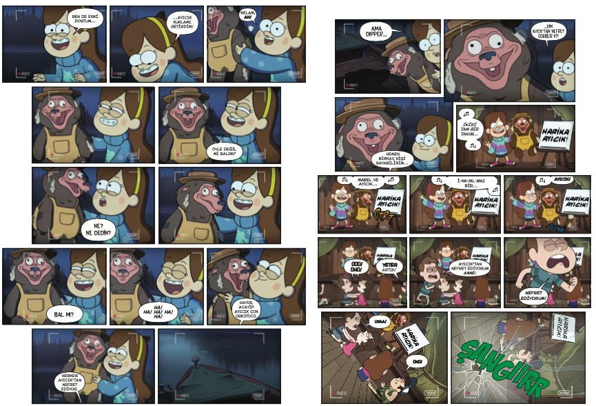 Disney Esrarengiz Kasaba Kısa Kısa Mabel'in Renk Rehberi