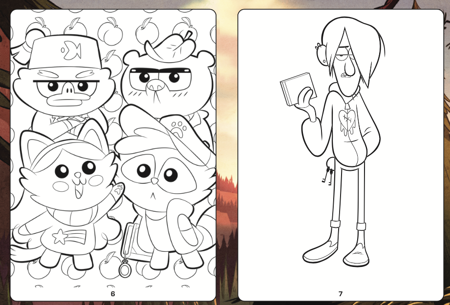 Disney Esrarengiz Kasaba Maskeli Boyama DIPPER