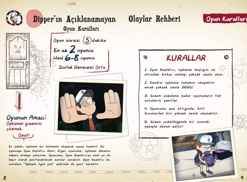 Disney Esrarengiz Kasaba Oyun Kitabı