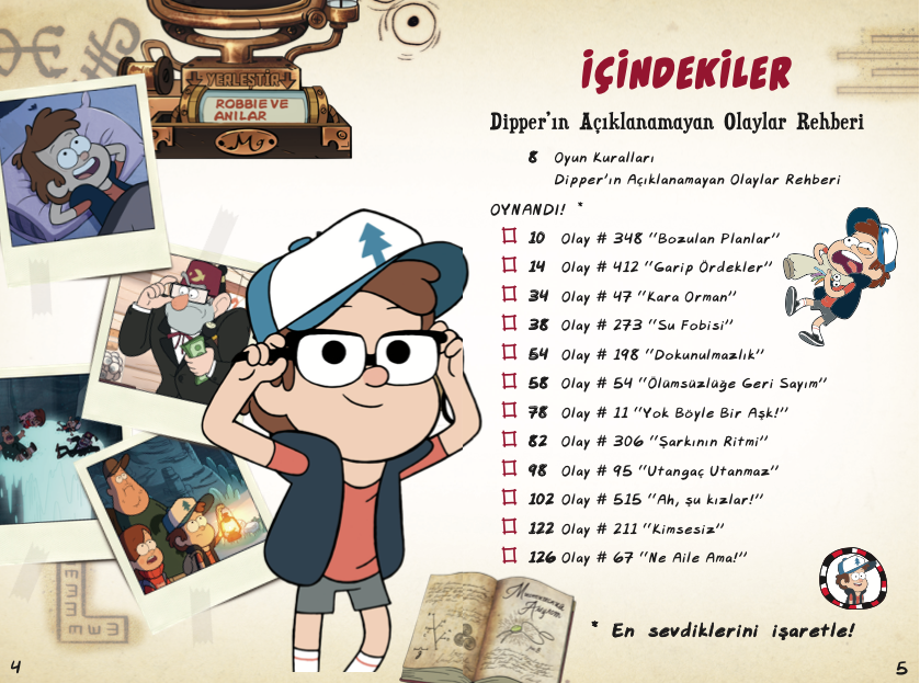 Disney Esrarengiz Kasaba Oyun Kitabı