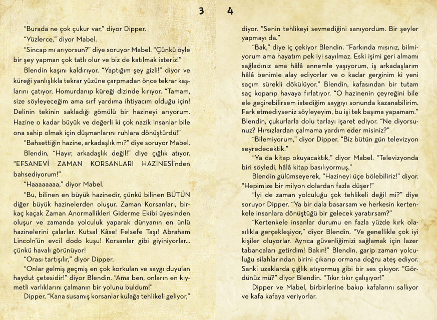 Disney Esrarengiz Kasaba Zaman Korsan Hazinesinin Laneti