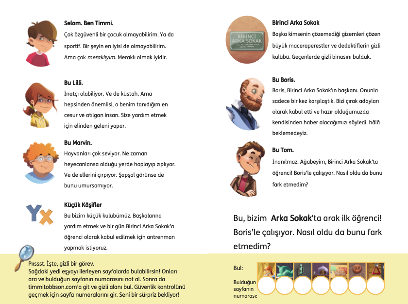 Küçük Kaşifler Gölge ve Altın Oda