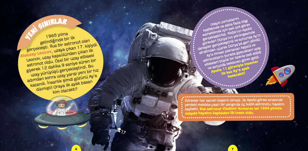 NG Kids Uzayı Keşfediyorum Astronot